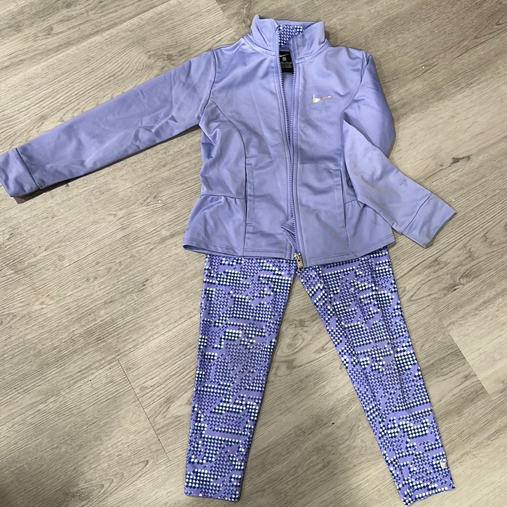 Kids Nike Track Suit. Periwinkle color.